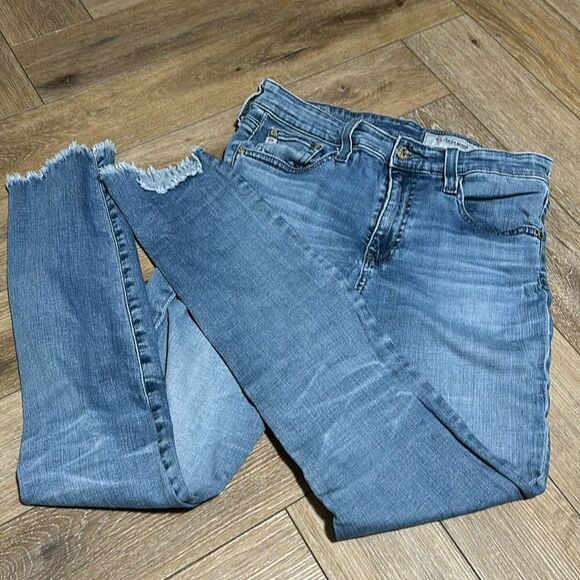 AG Adriano Goldschmeid Farrah Skinny Ankle Jeans - Picture 1 of 7